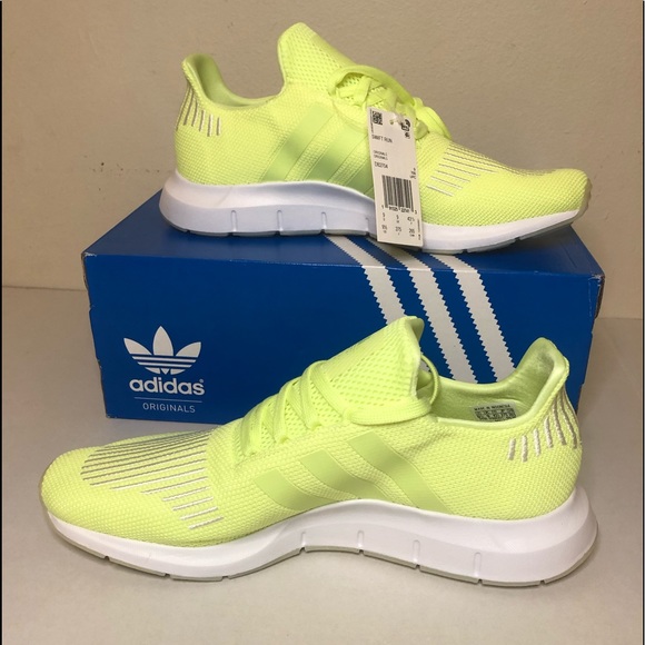adidas swift run neon yellow